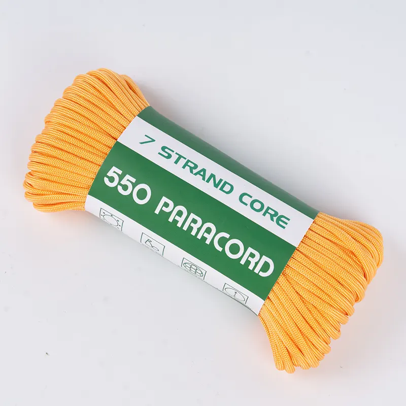 7-vláknové jadro 4 mm pevný Aureus 550 Polyester Paracord 7-vláknové jadro 4 mm pevný Aureus 550 Polyester Paracord